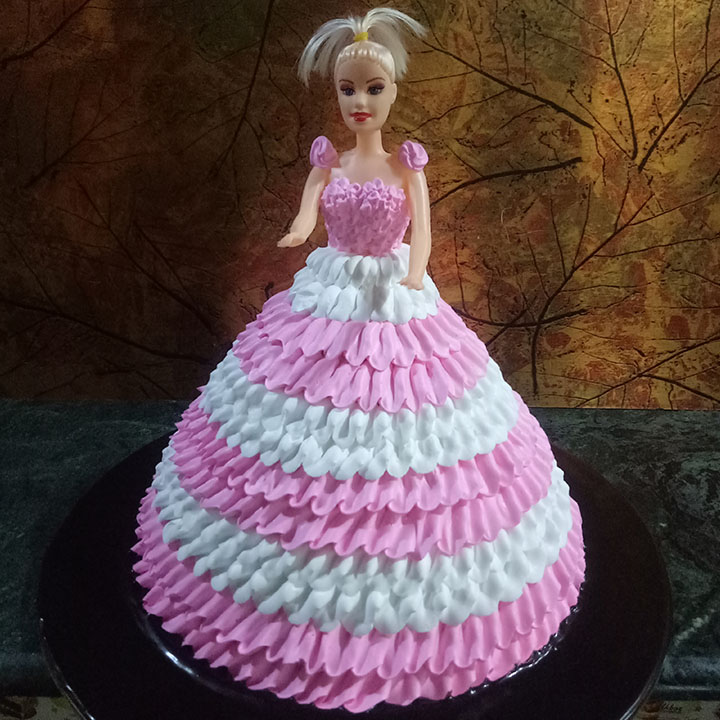 Barbie Cake Online | Barbie Birthday Cakes | Barbie Doll Cake - Indiagift